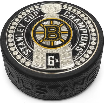 Mustang Puk Boston Bruins NHL 6-Time Stanley Cup Champions 3'' Dynasty Trimflexx Puck