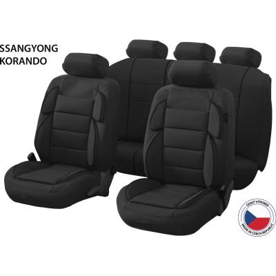 Autopoťah CAPPA Perfetto YL SSangYong Korando, čierne