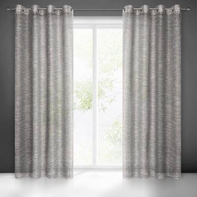Takoy Záclona RACHEL s kresbou vodorovných nití a na lesklém podkladu 140 x 250 cm-HF-400925 | 140 x 250 cm