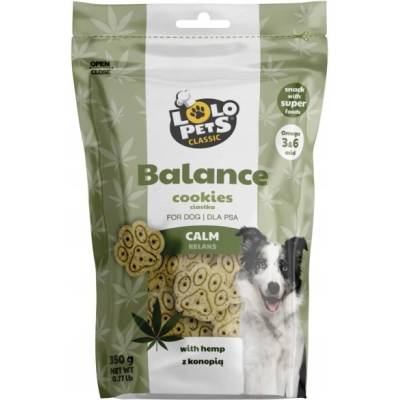 LOLO PETS Sušienky pre psa CALM upokojujúce s konope a medovkou 350 g