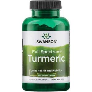 Swanson Turmeric, 720 mg, 100 капсули, Swanson (SW940)