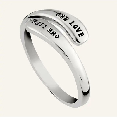 SilveAmo Stříbrný prsten One love K21113 15