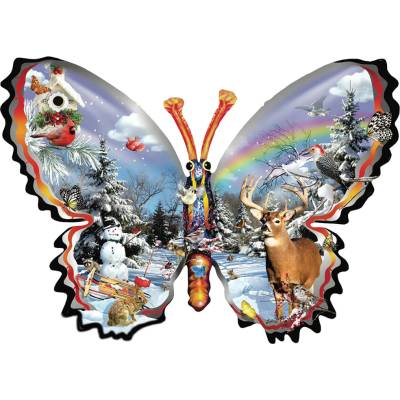 Sunsout Schory Zimný motýľ 1000 dielov