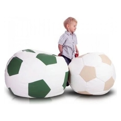 TiaHome futbalová lopta bielo zelená tmavá