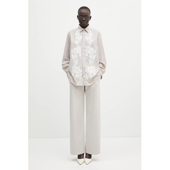 Aries Памучна риза Aries Lace Overprinted Poplin Shirt (AR4010203)