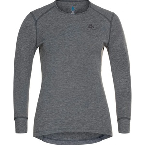 Odlo Синтетично термобельо Odlo Women's BL Top Crew Neck L/S Active Warm Eco Synthetic base layer - Odlo Steel Grey Melange (114-1853-0414)