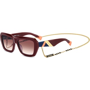 Missoni Слънчеви очила Missoni Women's Rectangular Round Sunglasses - Burgundy_ Слънчеви очила