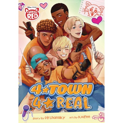Disney and Pixars Turning Red: 4*town 4*real: The Manga Dirchansky
