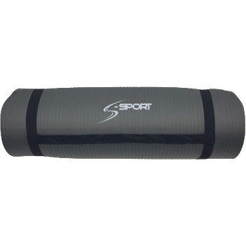 S-Sport постелка за йога / фитнес постелка, екстра дебела, сива