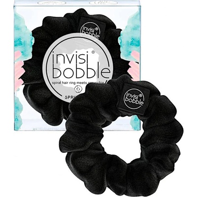 Ozdobná spirálová gumička Invisibobble Sprunchie True Black - černá (IB-SP-HP10001) – Zboží Mobilmania