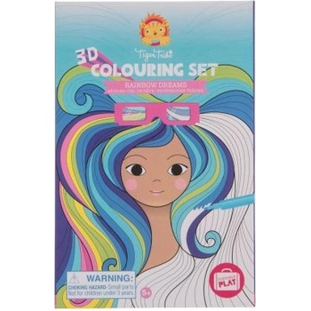 Tiger Tribe 3D комплект за оцветяване - Rainbow Dreams - Tiger Tribe (TR60262)