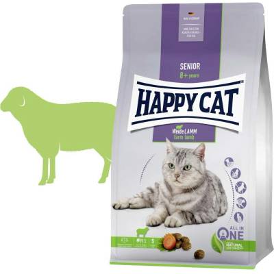 Happy Cat Senior Weide-Lamm jehně 4 kg