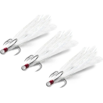 Delphin Trojháček B!RD Triple Hook Bílá vel.8 3 ks