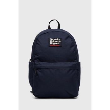 Superdry Раница Superdry в тъмносиньо голям размер с изчистен дизайн (W9110374A.98T)