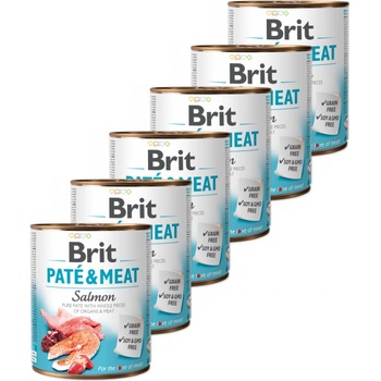 Brit Paté & Meat Salmon 6 x 0,8 kg