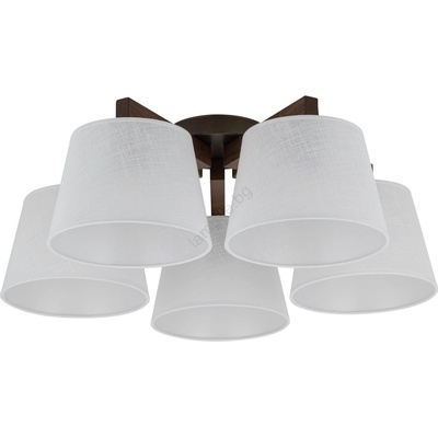 Brilagi - Плафон LATTE 5xE27/15W/230V бор/бял (BG2511)