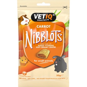  Vetiq Healthy+ Nibblots лакомство за гризачи - с морков 30 г