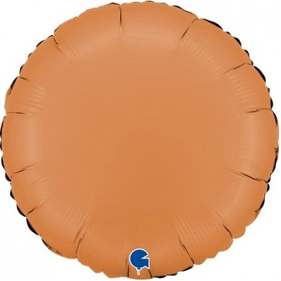 GRABO fóliový balónek Kruh saténově karamelový 18 46cm nafukovací