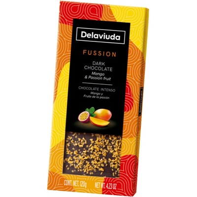 Delaviuda Fussion Dark Chocolate Mango Passion Fruit 120 g