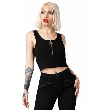 Image 1 of KILLSTAR дамски потник (топ) KILLSTAR - Mortem Rib - Черен - KSRA005648