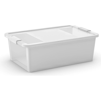 Keter Plastový úložný box M s víkem 26 l bílý