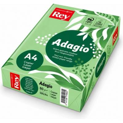 Rey Adagio barevný papír A4, 80g,500l, zelený