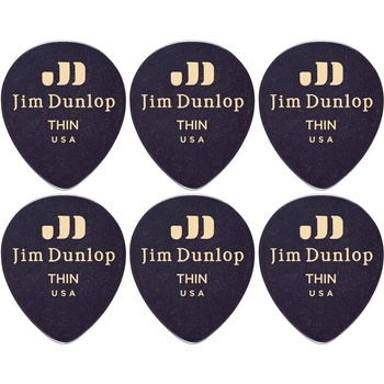 Dunlop 485R-03TH Celluloid Teardrop 6 Перце за китара (485R03TH-6PACK-SET)