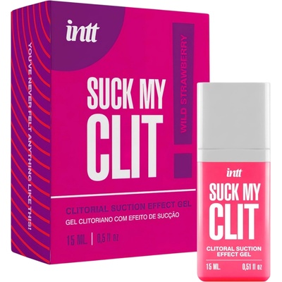 Intt Cosmetics Suck My Clit - гел за стимулация на клитора за жени - ягода (15 мл)