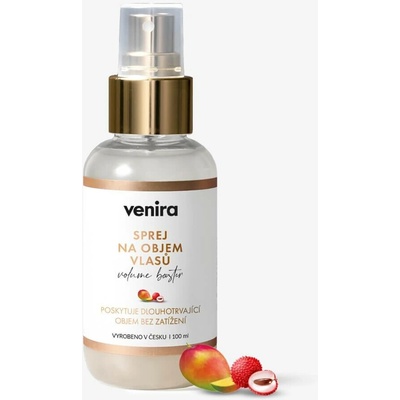 VENIRA sprej na objem vlasů - VOLUME BOOSTER, mango-liči 100 ml