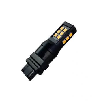 Лед крушка T25 с 28 диода 2835 chip 10-24v - оранжава (T252635A)