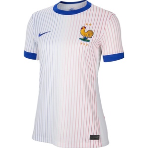Nike Дамска футболна фланелка Nike France Away Shirt 2024 Womens - White