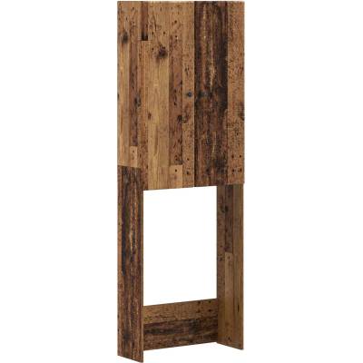 vidaXL Тоалетна Шкаф BREDA Старо дърво 66 x 25, 5 x 190 см (897583)