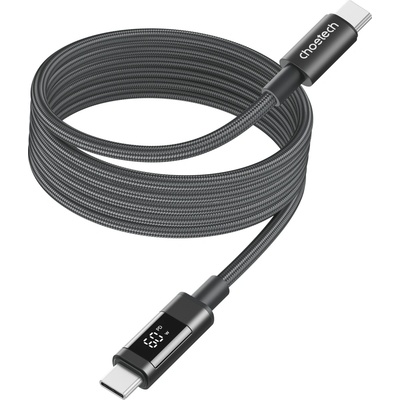 ChoeTech XCC-1067-GY PD60W USB-C to USB-C 1,2m šedý