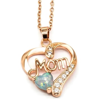 HARAHU Колие lo-28910 - Злато Розово / Синьо kp28910 (lo-28910)