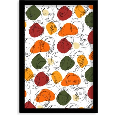 Plagát Women II - čierny rámik 20x30 - 55122