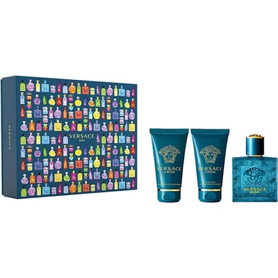 Versace Eros Gift Set - EDT 50 ml + Shower Gel 50 ml + After Shave Balsam 50 ml за мъже
