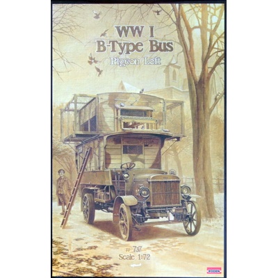 Roden WWI Bus Type B Pigeon Loft 1:72
