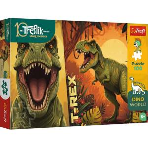Trefl Пъзел Trefl от 100 части - Тиранозавър (16578) - baby