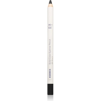 Korres Solid Color Eyeliner Pencil кремообразен молив за очи цвят Black 1.2 гр