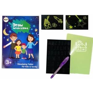 LEAN Toys Magic Light Drawing Tablet Graphic Lettering