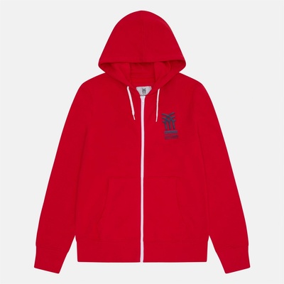 Fenchurch Men's Stkd Full-Zip Fleece Fabric - Red