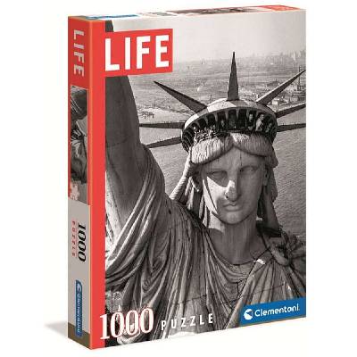 Clementoni Puzzle 39635 Life Collection, Socha Svobody - 1000 dílků