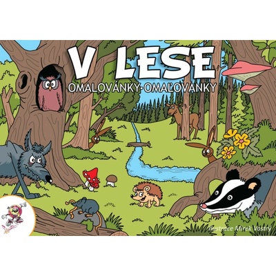 Omaľovánky pre poľovníkov V lese
