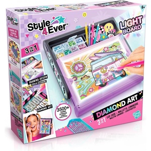 Canal Toys Творчески комплект 3 в 1 Canal Toys - Студио за диамантено изкуство (CTOFG300)