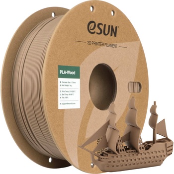eSUN PLA-Wood Oak - 1, 75 mm / 1000 g (PLA-Wood175O-OK1P1)