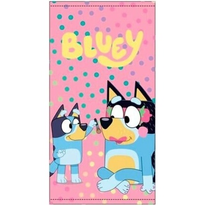 Bluey osuška růžová 70 x 140 cm