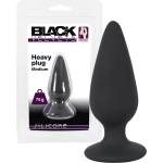 Black Velvets Heavy - анален плъг 75 g (черен) - desirel