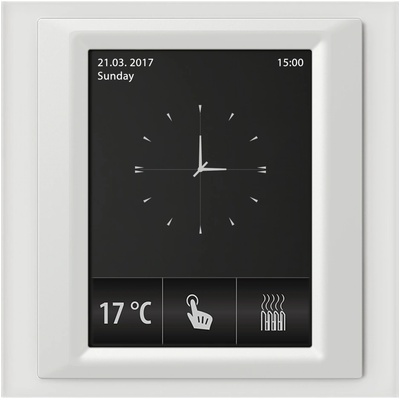 ELKO EP RF Touch-W Сензорно устройство за управление Стъкло Лед-металик Слонова кост (RFTW-AGL-BIC-CIV)