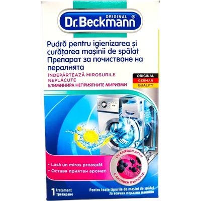 Dr. Beckmann препарат за почистване на пералнята, Елиминира неприятните миризми, 250гр