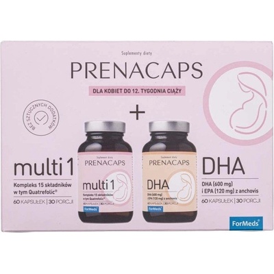 Formeds Prenacaps Multi 1 + DHA 60 + 60 kapsúl
